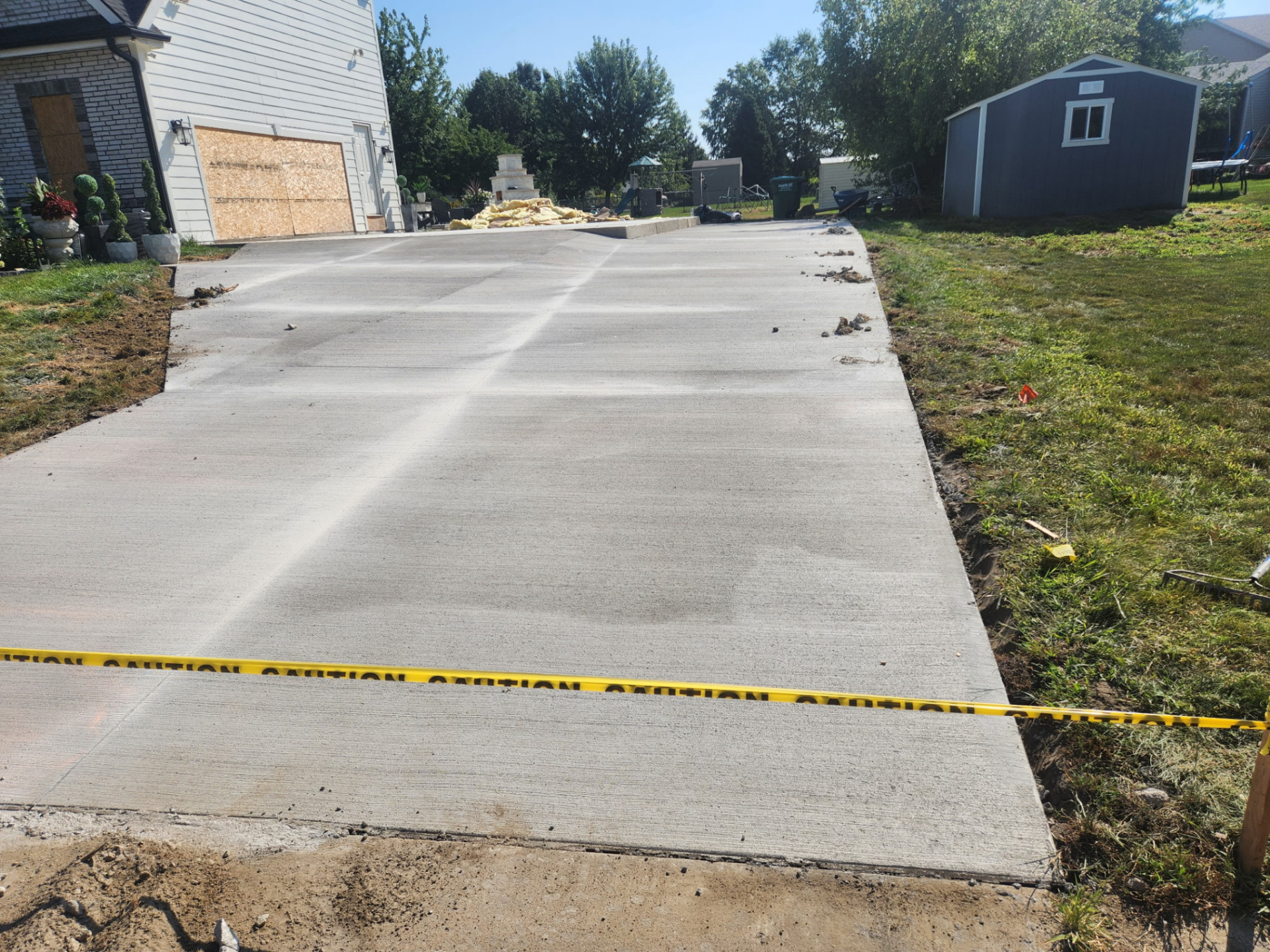 Driveway Replacement Example of a concrete driveway in the Des Moines area