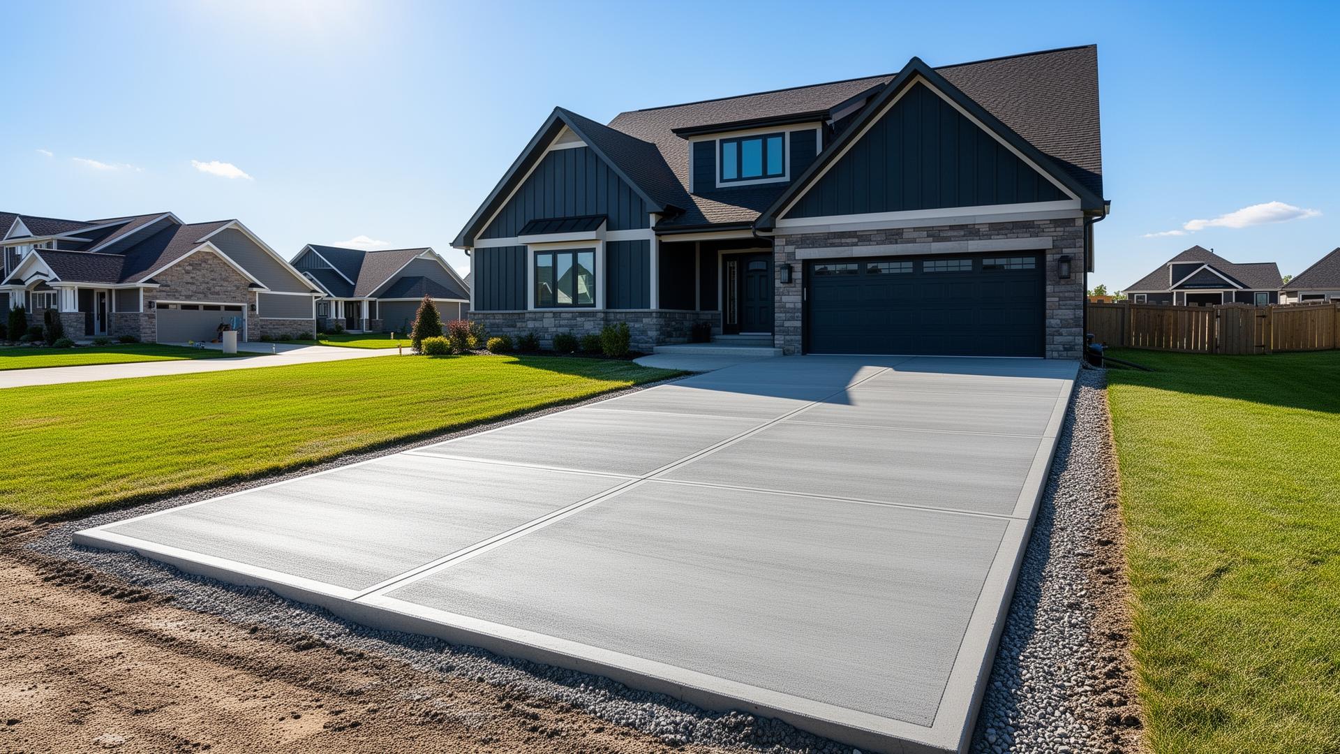 Des Moines Concrete Companies - Professional Concrete Services Professional concrete driveway installation in Des Moines, Iowa