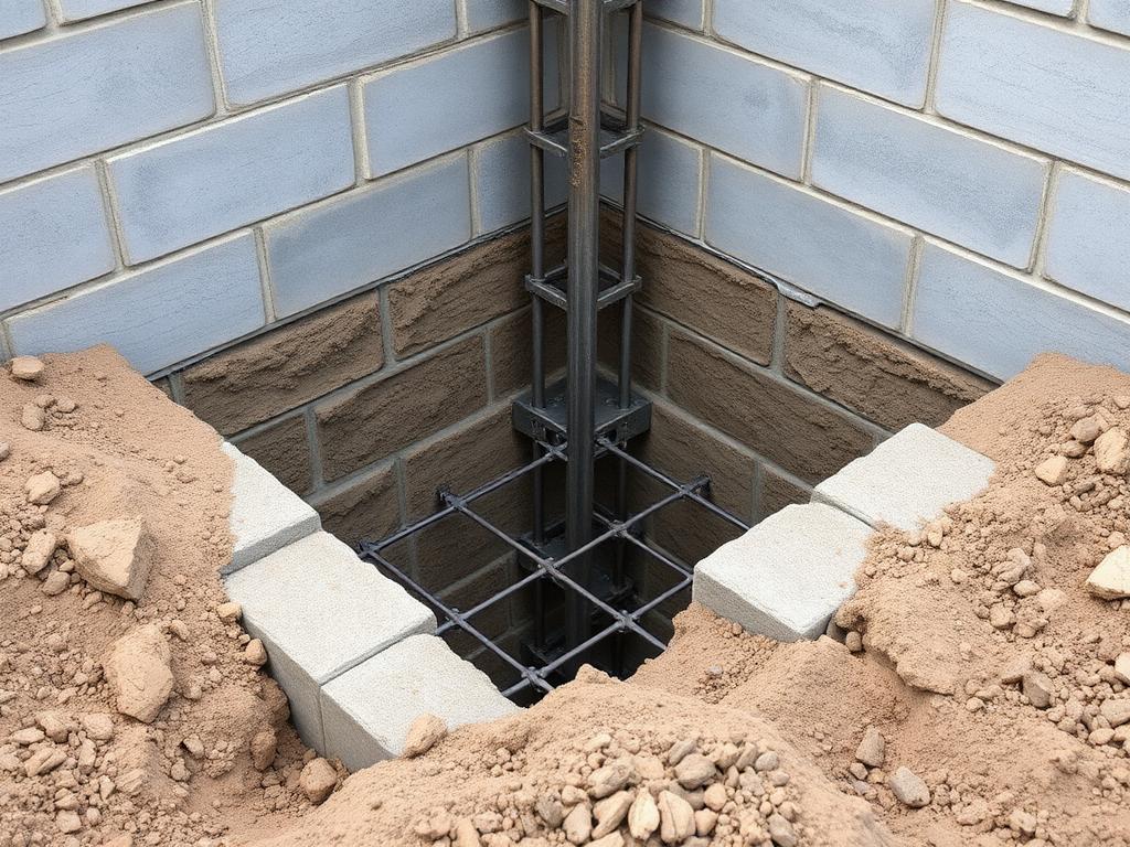 Foundation pour for residential construction in Ankeny, Iowa