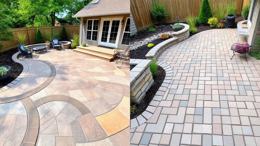 Stamped Concrete vs Pavers: Which is Better for Iowa Weather?